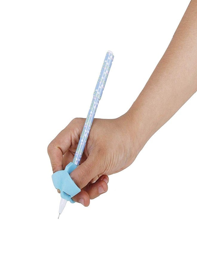 Newvent Silicone Children Pencil Writing Aid Gripper Set | Two Finger Posture correction Tool With Non-Slip Grip (Pack Of 4) - Image 3